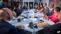 Barack Obama com dissidentes cubanos