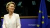 German Defense Minister Ursula von der Leyen, who has been nominated as European Commission president, attends a EU Parliament's political group European People's Party meeting at the European Parliament in Strasbourg, France , July 3, 2019. 