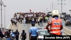 Manifestação em Luanda (Foto de Arquivo)