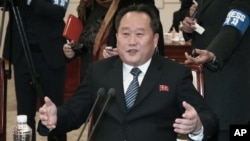 신임 외무상에 임명된 리선권 전 조국평화통일위원회(조평통) 위원장