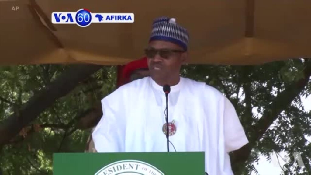 VOA60 Afirka: A Najeriya Wasu Sojoji Sun Katse Shugaba Muhammadu Buhari Bayaninsa A Maiduguri