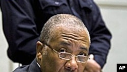 Former Liberian President Charles Taylor during his trial at the U.N.-backed Special Court for Sierra Leone in Leidschendam, February 8, 2011 (file photo)