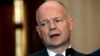 Britain's Foreign Minister William Hague speaks during a news conference in Tripoli, July 16, 2012. 