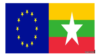 ဥရောပသမဂ္ဂ EU နှင့် မြန်မာအလံ