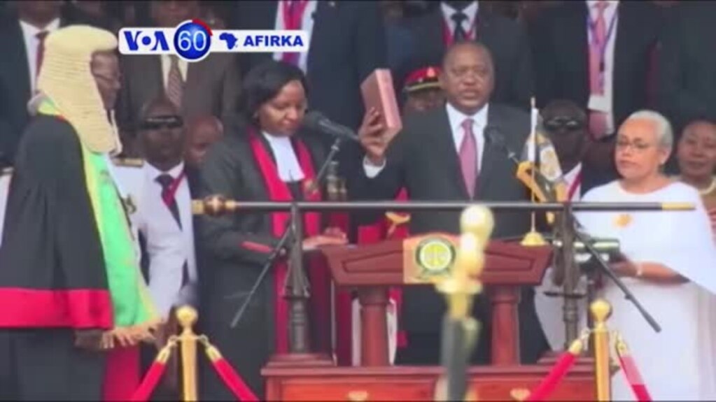 VOA60 AFIRKA: An Rantsar Da Shugaba Uhuru Kenyatta A Sabon Wa’adin Mulki Yau Talata