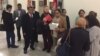 Faith leaders and other advocates gathered on Capitol Hill, Feb. 28, 2018, to urge lawmakers to pass legislation punishing Myanmar's government and demanding better treatment of the country's Muslim minority. (M. Bowman/VOA)