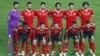 Le onze de départ d'Al-Ahly avant le match de la finale de la Ligue des champions de la CAF contre Zamalek en 2020.