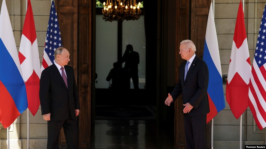 Los presidentes Joe Biden y Vladimir Putin se reúnen este miércoles 16 de junio de 2021 en Suiza, Ginebra.