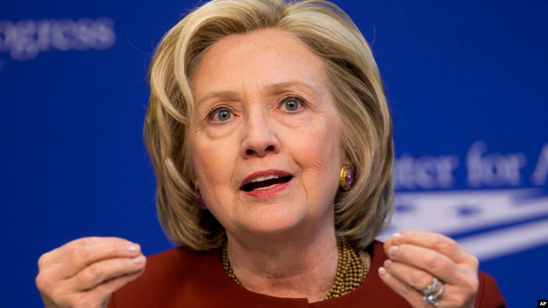 FILE- Hillary Rodham Clinton.