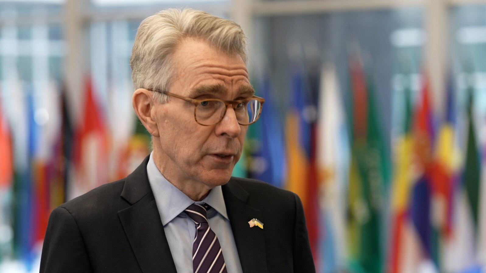 U.S. Assistant Secretary of State for Energy Resources Geoffrey R. Pyatt speaks to VOA Ukrainian on Dec. 15, 2024.