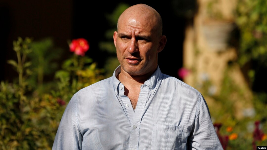 'New York Times' reporter Matthew Rosenberg, 40, speaks during an interview in Kabul, Aug. 20, 2014. 