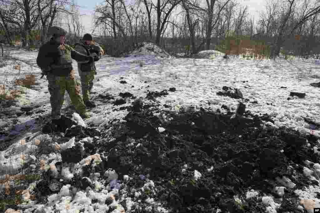 Ukraina kuchlari, Lugansk, 14-fevral, 2022