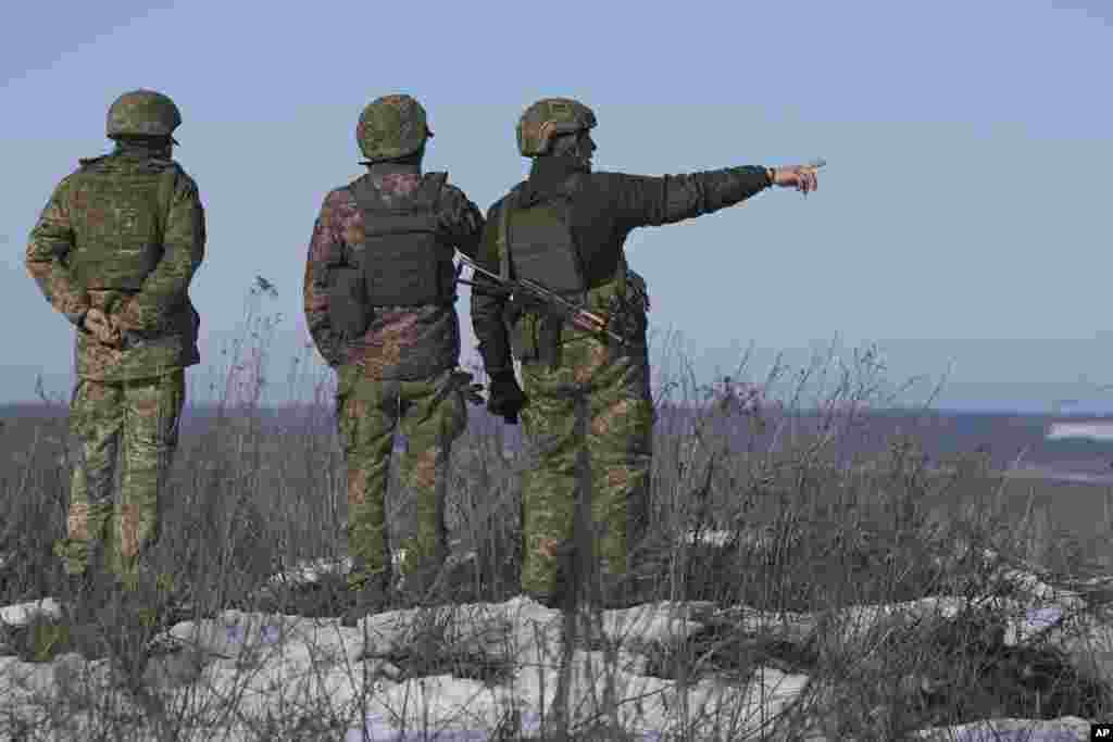 Ukraina kuchlari, Lugansk, 14-fevral, 2022