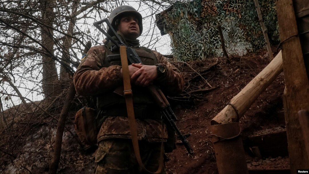 Ukraina kuchlari, Novolugansk, Donetsk, 22-fevral, 2022 