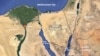 Map of Egypt's Sinai Peninsula