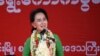 ဒေါ်အောင်ဆန်းစုကြည် မဲဆွယ်စည်းရုံးရေး ဆင်းစဉ်။ 