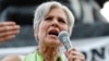 Dr. Jill Stein, presumptive Green Party presidential nominee, speaks at a rally in Philadelphia, July 27, 2016, during the third day of the Democratic National Convention. 