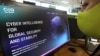 A woman checks the website of Israel-made Pegasus spyware at an office in the Cypriot capital, Nicosia, on July 21, 2021.