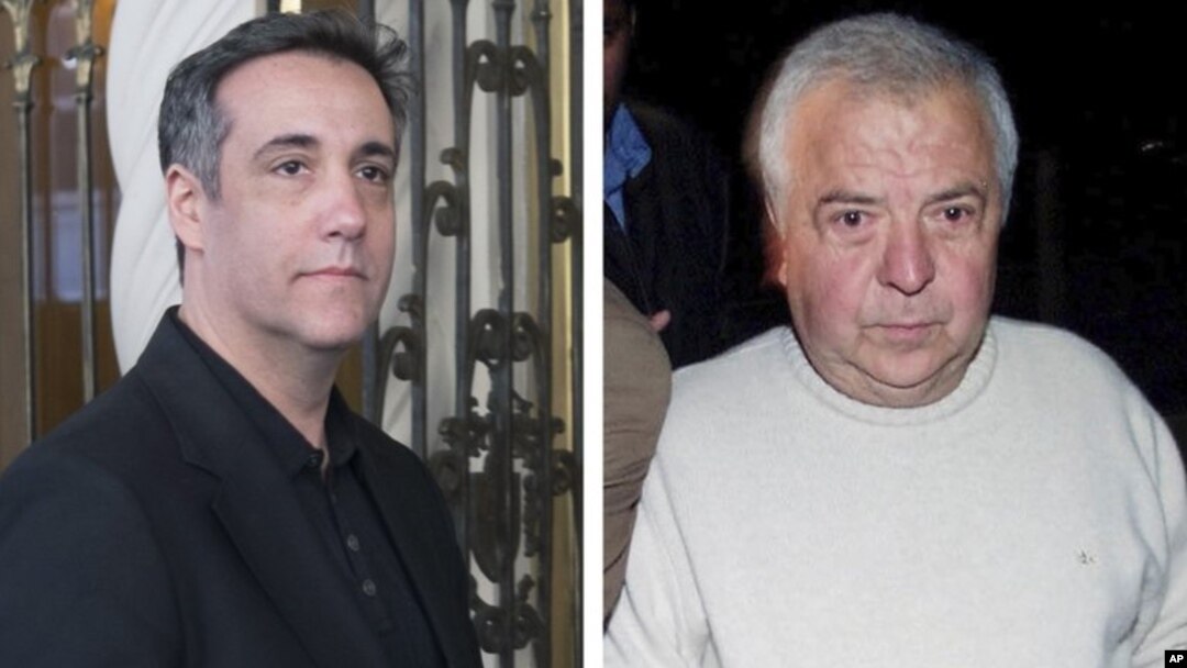 Fotos del 2019 de Michael Cohen, ex abogado del presidente Donald Trump, y del 2009 del narco colombiano Gilberto Rodrígez Orejuela. Ambos piden ser liberados por temor al coronavirus.