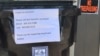A sign requesting privacy and stating she has no comment is posted outside the home of Deborah Ramirez in Boulder, Colo., Monday Sept. 24, 2018. 
