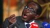 Zimbabwean President Robert Mugabe speaks during a press conference at State House in Harare, July, 30, 2013. 