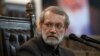 Parliament Speaker Ali Larijani gives a press conference in Tehran, Iran, Dec. 1, 2019.