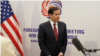 美国国务卿卢比奥在吉隆坡参加东盟会议期间回答记者提问。(2025年7月10日)