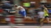 FILE - Athletes compete during the Russian Indoor Championships 2016 in Moscow, Russia.