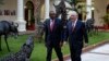 Sakataren Harkokin Wajen Amurka, Rex Tillerson, tare da Shugaban Kenya Uhuru Kenyatta.