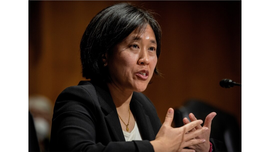 ARCHIVO: La Comisión de Finanzas del Senado de los Estados Unidos lleva a cabo una audiencia sobre la nominación de Katherine Tai para ser Representante Comercial de los Estados Unidos el 28 de mayo de 2021.