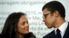 Isabel dos Santos e o marido Sindika Dokolo no Porto, Portugal. 5 Março 2015