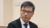 台湾南华大学亚太所副教授孙国祥 （美国之音张永泰拍摄） 