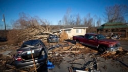 VOA Asia - Tornado cleanup continues