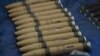 Britain-based research organization says these cartridges, seized in Nigeria, were produced in Iran, Lagos, undated file photo.