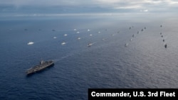 지난 2018년 진행된 림팩(RIMPAC) 훈련 전개 장면 (자료사진=DVIDS)