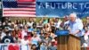Democratic presidential candidate Sen. Bernie Sanders, I-Vt., speaks at a rally on Sunday, May 22, 2016.
