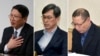 북한에 장기간 억류된 한국인 김정욱, 김국기, 최춘길 씨. 김정욱 씨는 지난 2014년 5월 평양에서 열린 기자회견, 김국기 씨와 최춘길 씨는 지난 2015년 3월 기자회견 모습이다. 