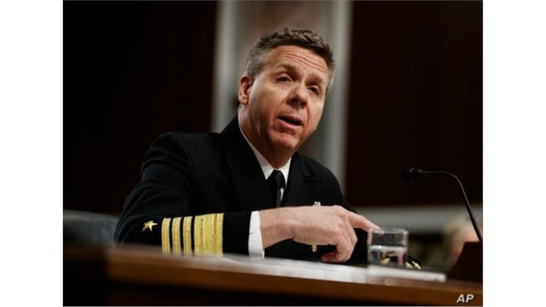 El almirante de la Armada.Philip Davidson testifica durante una audiencia del Comité de Servicios Armados del Senado en el Capitolio en Washington, el 17 de abril de 2018.