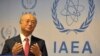 아마노 유키아 국제원자력기구(IAEA) 사무총장이 이달 초 비엔나에서 열린 기자회견에서 발언하고 있다. (자료사진)