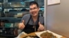Yuttasak Tanawan, "Chef Tang" during his live show on social media in Washington,DC. Oct 2020.