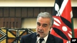 International Criminal Court (ICC) Prosecutor Luis Moreno-Ocampo in Nairobi, 02 Dec 2010 (file)