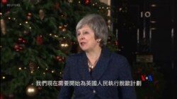 2018-12-14 美國之音視頻新聞: 英國首相贏得信任，國際社會繼續擔心英國脫歐