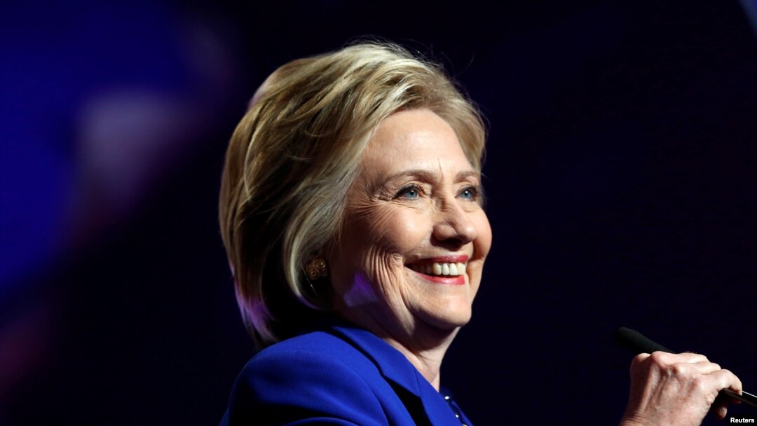 Hillary Clinton wadda ta lashe zaben fidda gwani na jam'iyyar Democrat