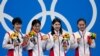 29일 열린 도쿄올림픽 여자 4 x 200m 자유형 계주에서 중국 대표팀이 7분 40초 33의 세계 신기록으로 우승했다.