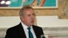 FILE - British Ambassador Kim Darroch hosts a National Economists Club event at the British Embassy in Washington, Oct. 20, 2017. 